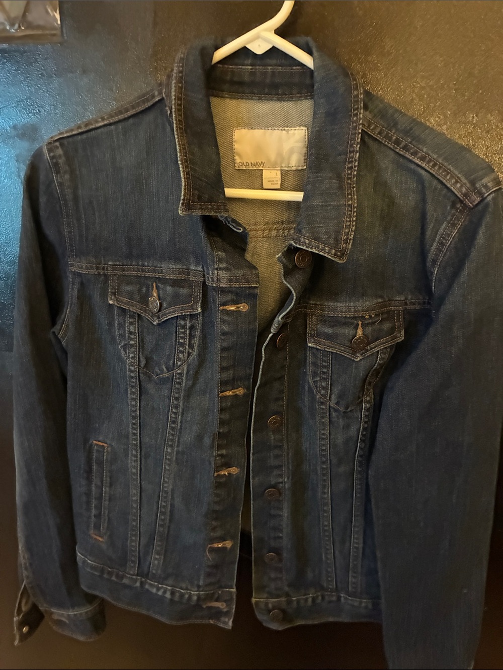 Old Navy Dark Blue Denim Jean Jacket